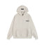 Fear Of God Essentials Chest Logo Pullover Hoodie Light Oat Heather