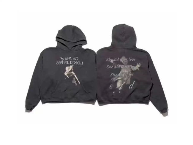 Enfants Riches Déprimés "The Well of Loneliness" Hoodie - Washed Black Hover Image