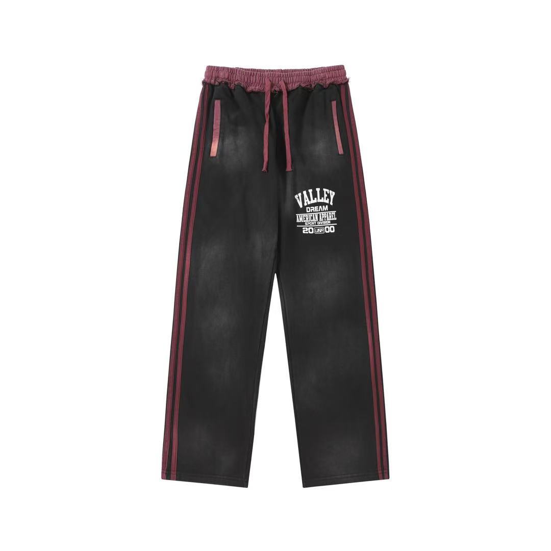 Vale Forever Valley Side Stripe Vintage Wash Sweatpants black
