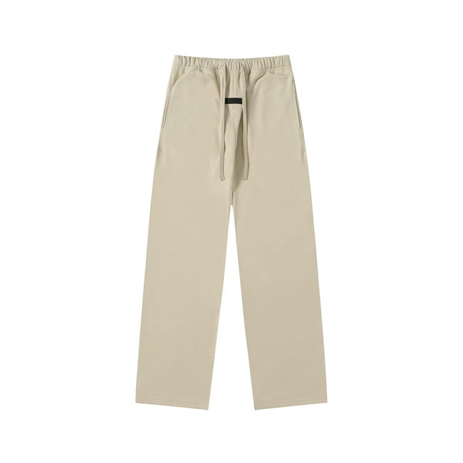 Fear Of God Essentials Straight‑Leg Sweatpants Cream Beige Hover Image