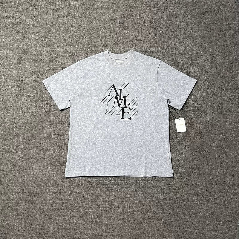 Aimé Leon Dore Line Graphic Tee - Heather Grey