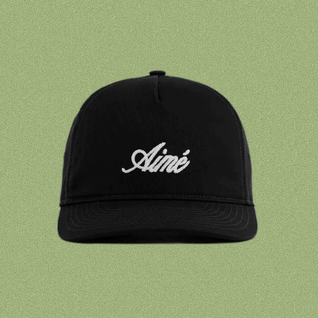 Aimé Leon Dore Cursive Script Hat - Black