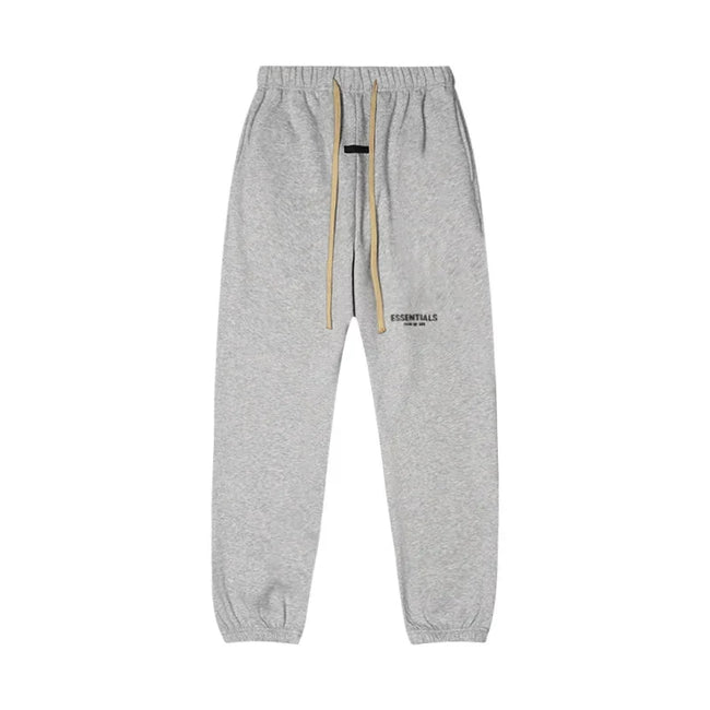 Fear Of God Essentials Logo Jogger Pants Light Heather Grey Hover Image