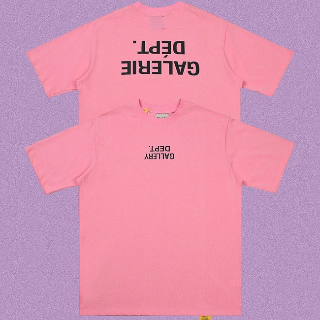 Gallery Dept. Inverted Galerie Dépt. Short Sleeve T-Shirt - Pink Hover Image
