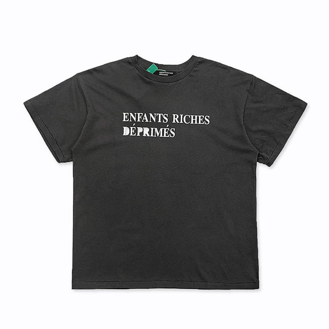 Enfants Riches Déprimés Classic Logo T-Shirt - Washed Black Hover Image