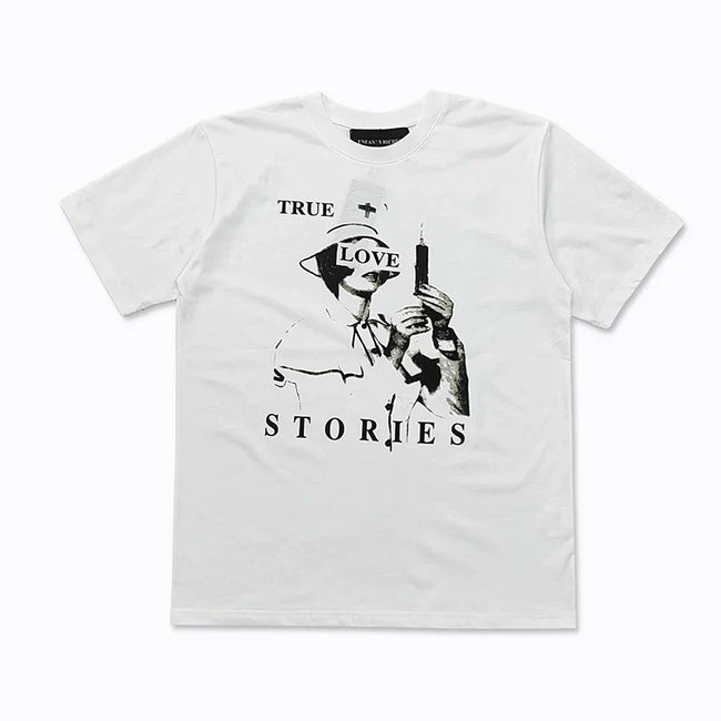 Enfants Riches Déprimés "True Stories" Nurse Graphic T-Shirt - White Hover Image