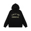 Fear Of God Essentials Vintage Letter Print Pullover Hoodie Black