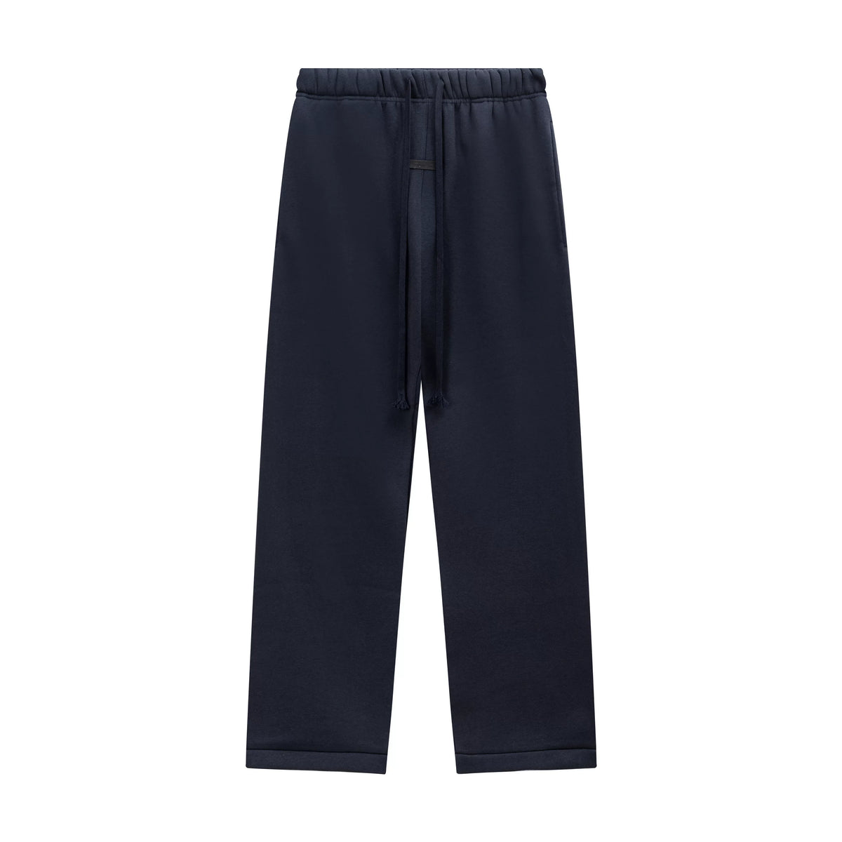 Fear Of God Essentials Silicone Letter Straight‑Leg Sweatpants Navy