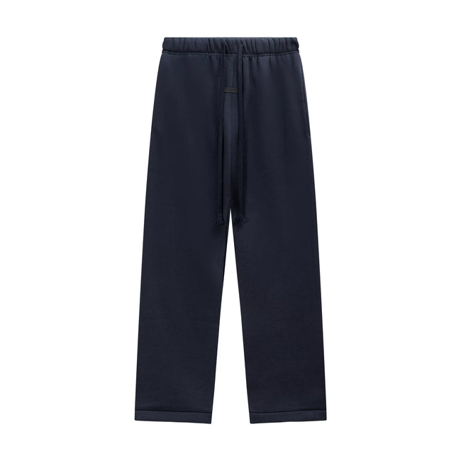 Fear Of God Essentials Silicone Letter Straight‑Leg Sweatpants Navy Hover Image