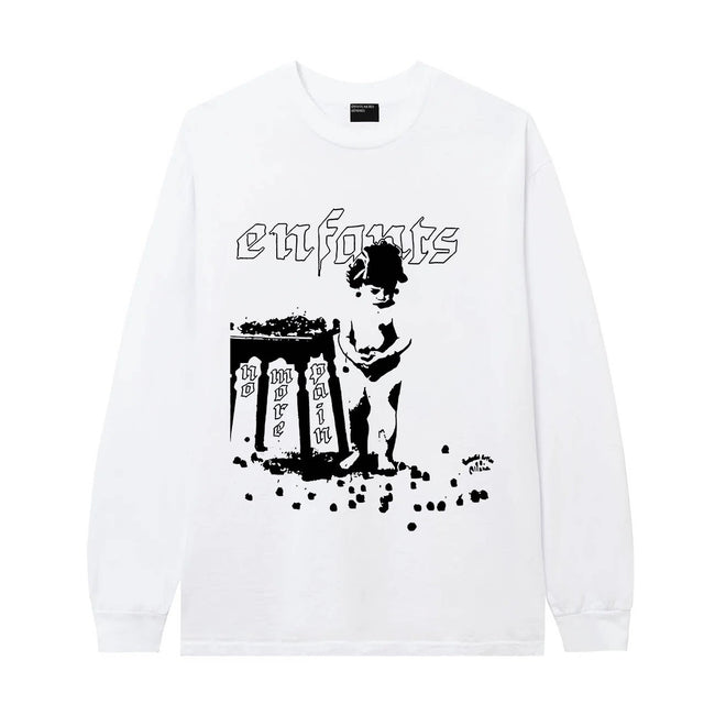 Enfants Riches Déprimés Crown Child Portrait Long-Sleeve - White Hover Image
