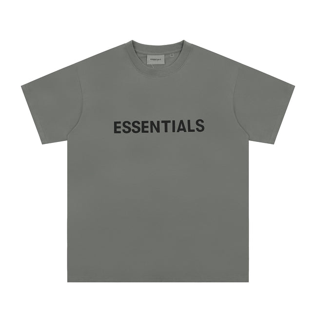 Fear Of God Essentials 3D Chest Logo Short Sleeve T‑Shirt Dusty Grey Hover Image