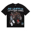 Life Hustlers Wounded Leopard Graphic Tee - Black