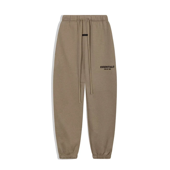 Fear Of God Essentials Logo Jogger Sweatpants Taupe Hover Image