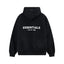 Fear Of God Essentials Back Logo Oversized Hoodie Black