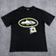 Corteiz Gold Chain & "23" Pendant Logo T-Shirt - Black Streetwear Tee