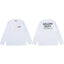 Gallery Dept. Hollywood Logo Long Sleeve T-Shirt - White/Faint Red
