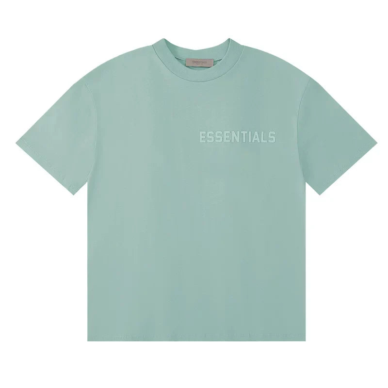 Fear Of God Essentials Chest Logo Short Sleeve T‑Shirt Mint Teal