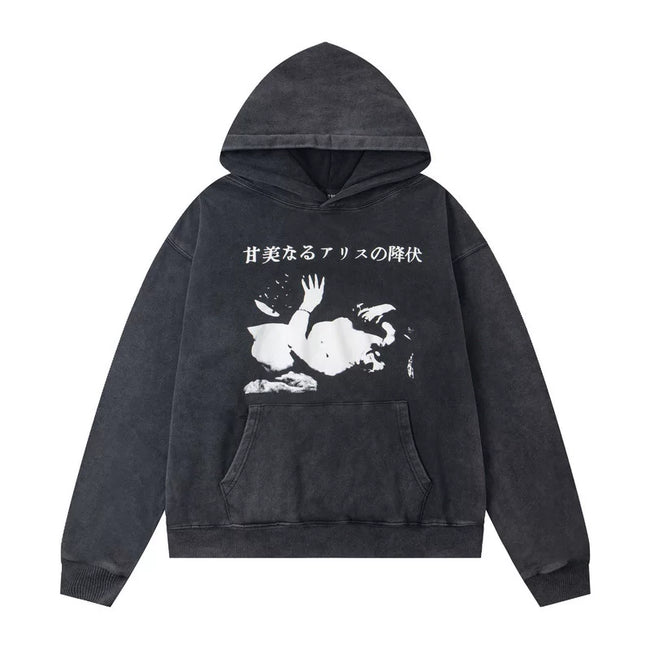 Enfants Riches Déprimés Multi-Graphic Zip-Up Hoodie - Black Hover Image