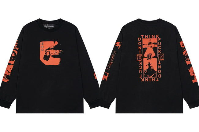 Enfants Riches Déprimés "ERD" Padlock Graphic Long-Sleeve - Black Hover Image