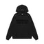 Fear Of God Essentials Double‑Line Plush Pullover Hoodie Black