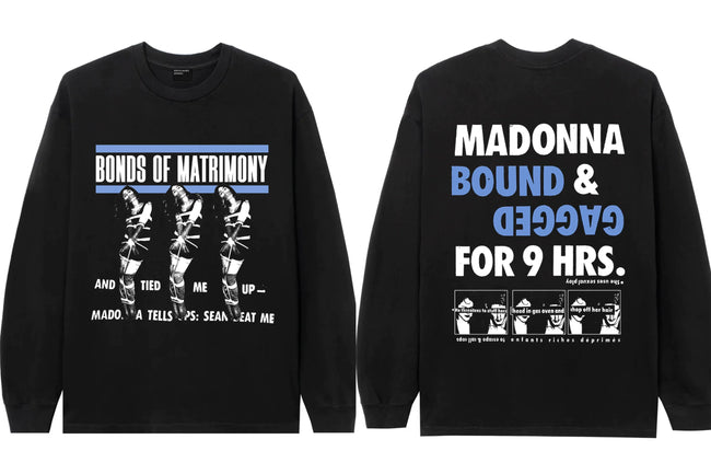 Enfants Riches Déprimés "Bonds of Matrimony" Long-Sleeve - Black Hover Image