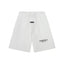 Fear Of God Essentials Logo Fleece Shorts White