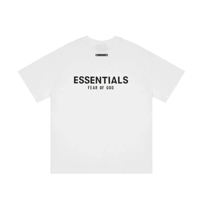 Fear Of God Essentials Core Logo Oversized T‑Shirt White Hover Image