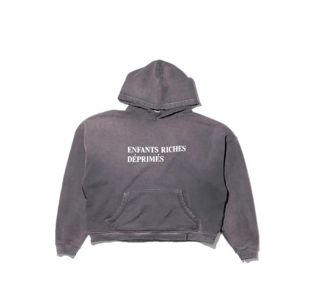Enfants Riches Déprimés Classic Logo Hoodie - Washed Black Hover Image
