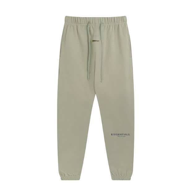 Fear Of God Essentials Side Logo Jogger Pants Sage Green Hover Image