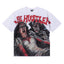 Life Hustlers Vampire Monster Horror Graphic Tee - White