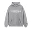 Fear Of God Essentials Hot Stamped Large Logo Pullover Hoodie Medium Heather Grey
