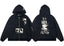 Enfants Riches Déprimés Multi-Art Photo Collage Zip-Up Hoodie - Black