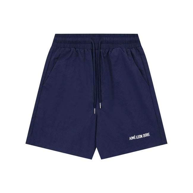 Aimé Leon Dore Nylon Track Shorts - Navy Hover Image