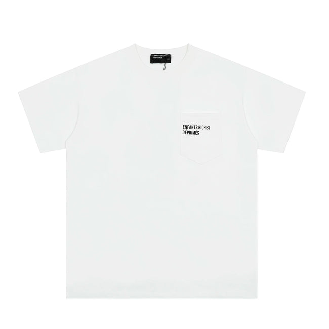 Enfants Riches Déprimés Chest Pocket Logo T-Shirt - White Hover Image