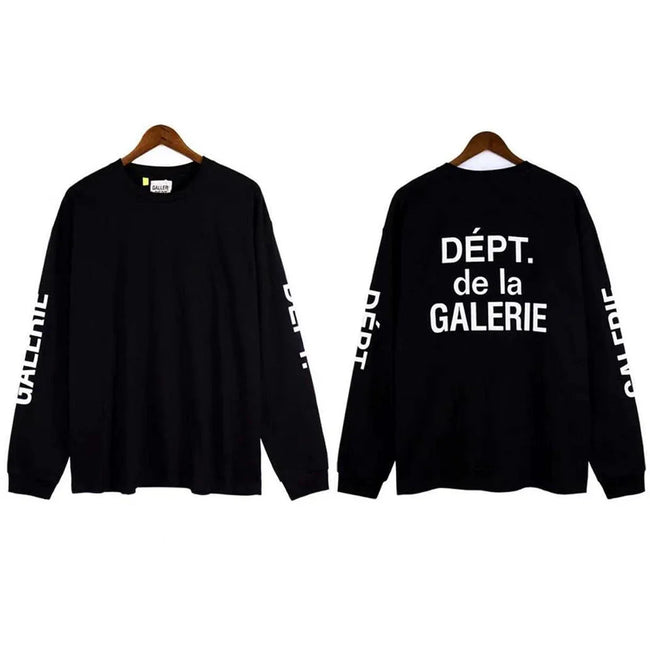 Gallery Dept. Sleeve Print DÉPT. de la GALERIE Long Sleeve T-Shirt - Black/White Hover Image