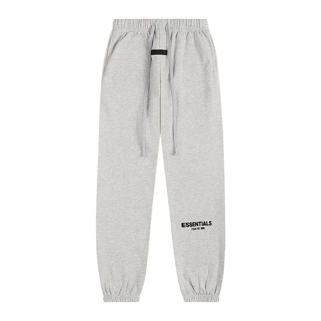 Fear Of God Essentials Logo Jogger Sweatpants Light Heather Grey Hover Image